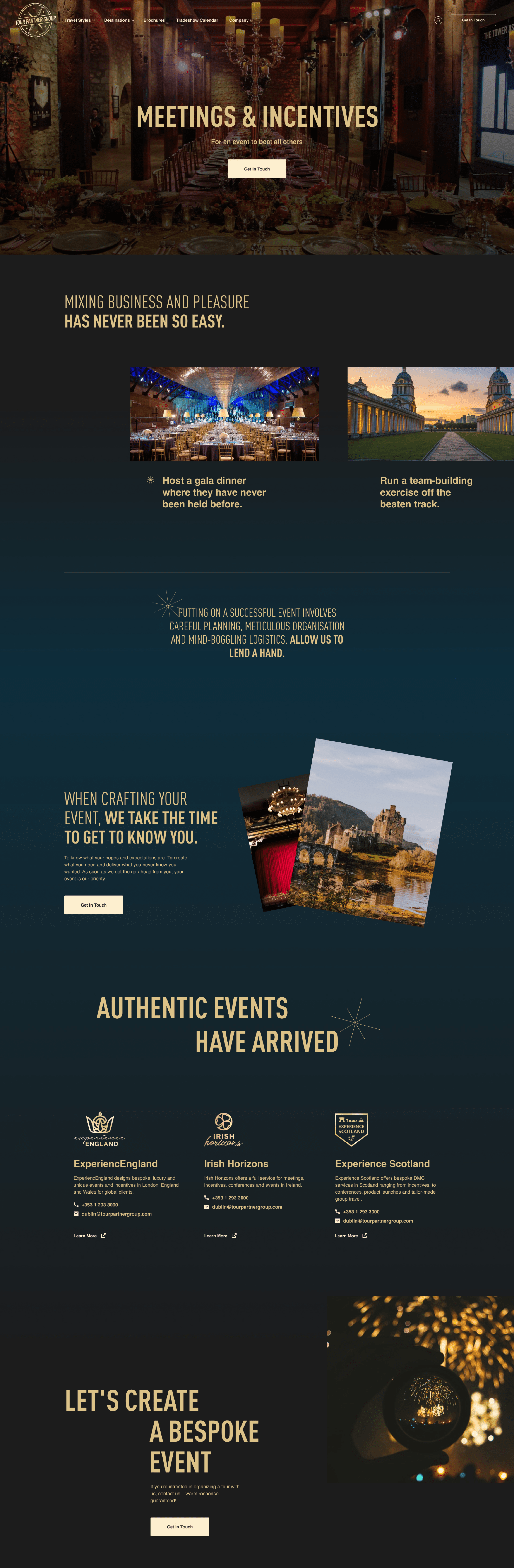 Tour Partner Group, Designed and Developed by Ester Digital