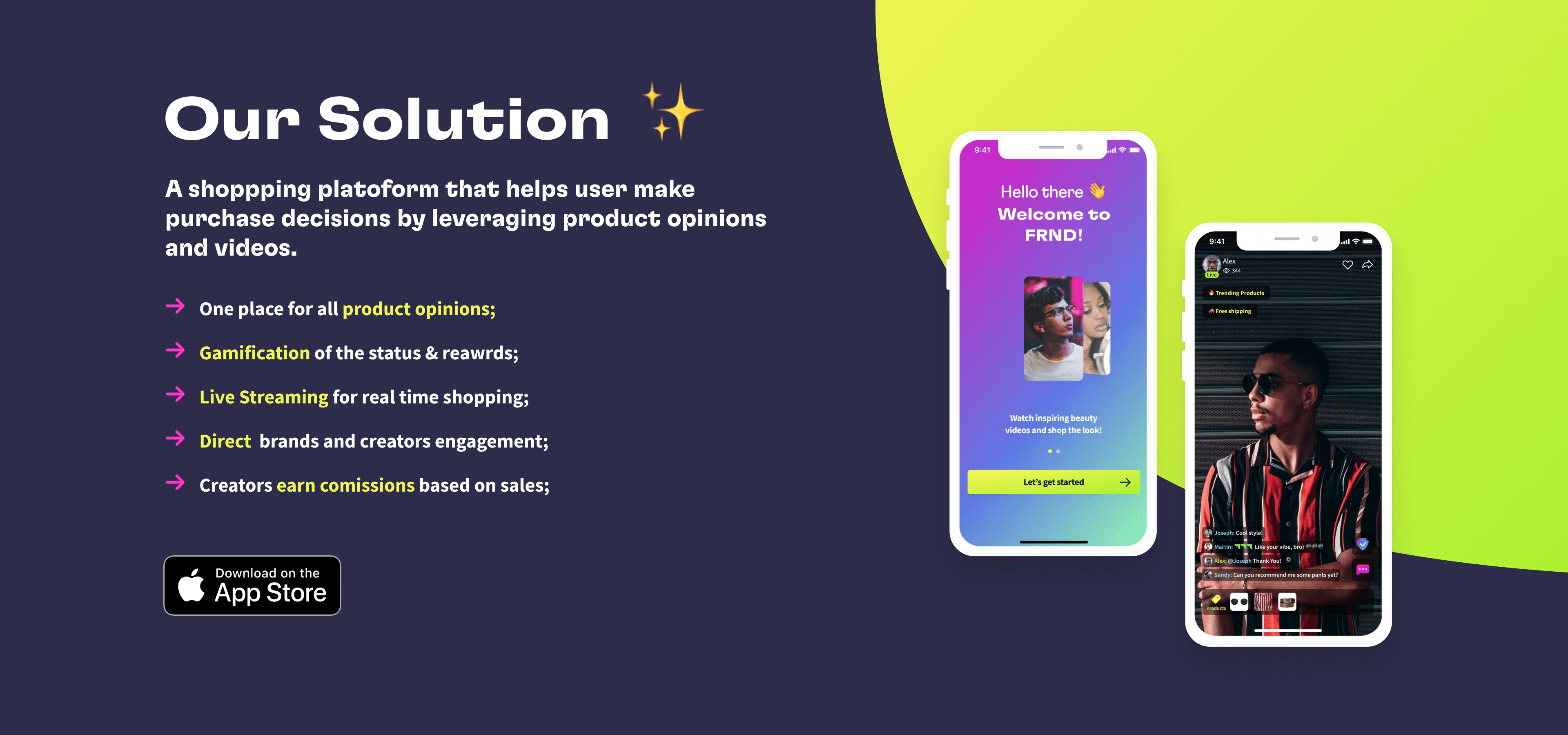 FRND, Designed and Developed by Ester Digital