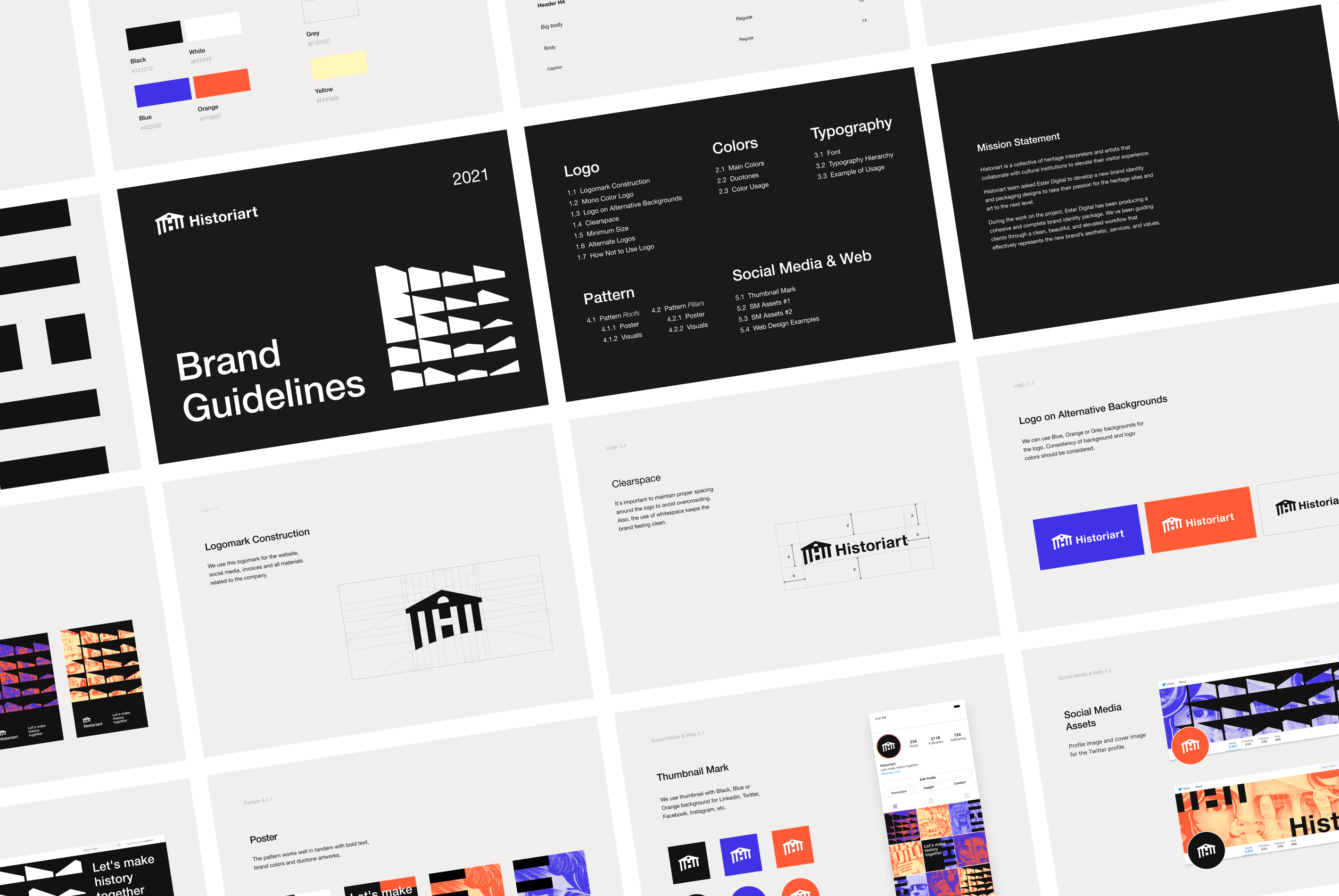 Historiart, Designed and Developed by Ester Digital