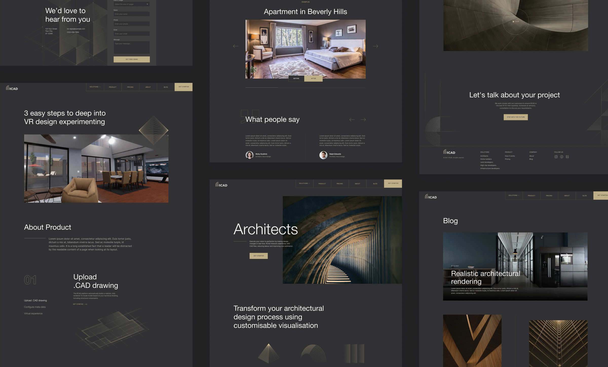 RCAD, Designed and Developed by Ester Digital
